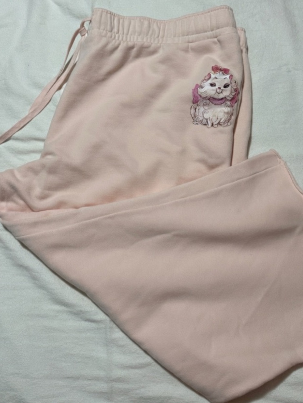 Disney Aristocats Light Pink Sweatpants 2X